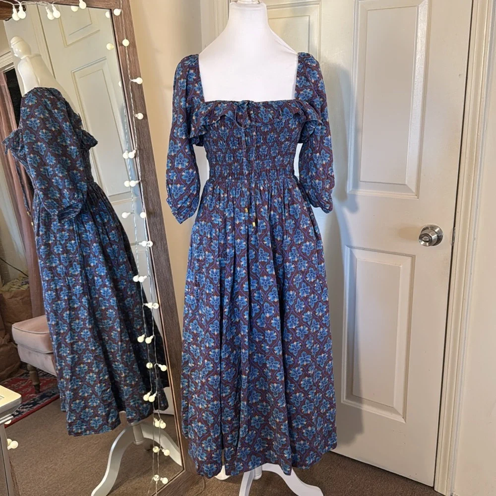 Free People Oasis Printed Maxi Dress